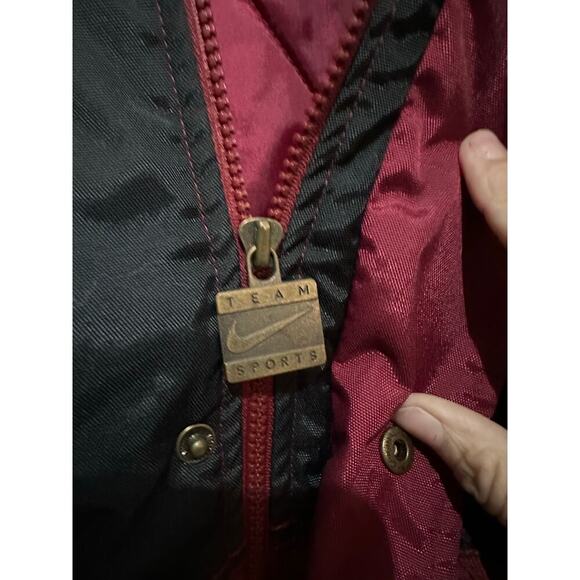 Vintage 90s Nike Red Black USC NCAA Trojans Full Zip Jacket Size XXL - Picture 6 of 9